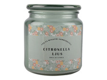 Citronella-ljus Grön 11 cm